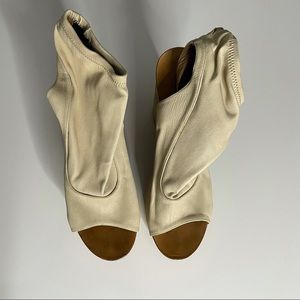 CHLOE Women's Nappa Lamb Leather Cork Wedge Sandal